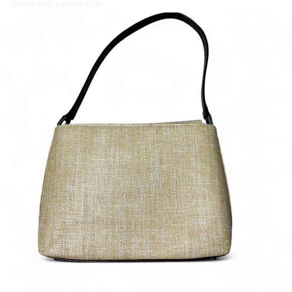 Vintage Kate Spade New York Metallic Straw Shoulder Bag Excellent Condition - Picture 4 of 4